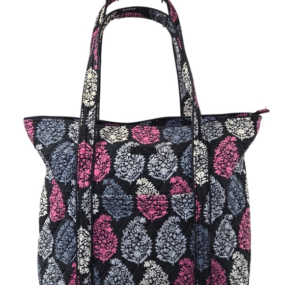 Vera Bradley Handbags - Vera Bradley Pink and Gray Tote Bag